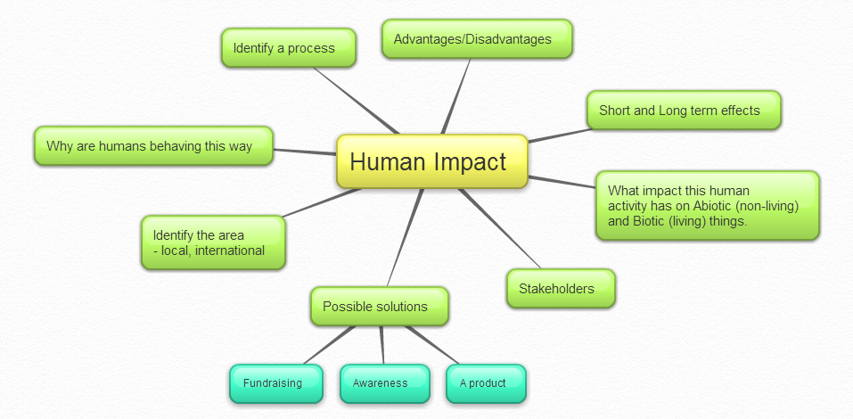 Effects on human activity essay